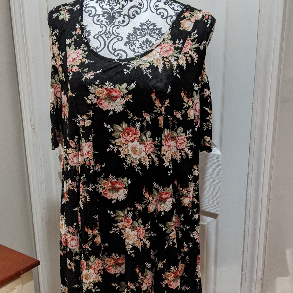 Emerald Tunic Cold Shoulder
